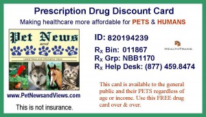 Pet Prescription Drug Discount Card