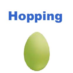 egg word hopping