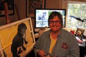 Missy Johnson Artist at work Missy Johnson Artist at work