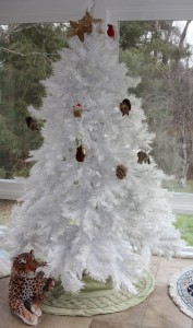 New Card Lazy Leopard Guarding the Sunroom Tree
