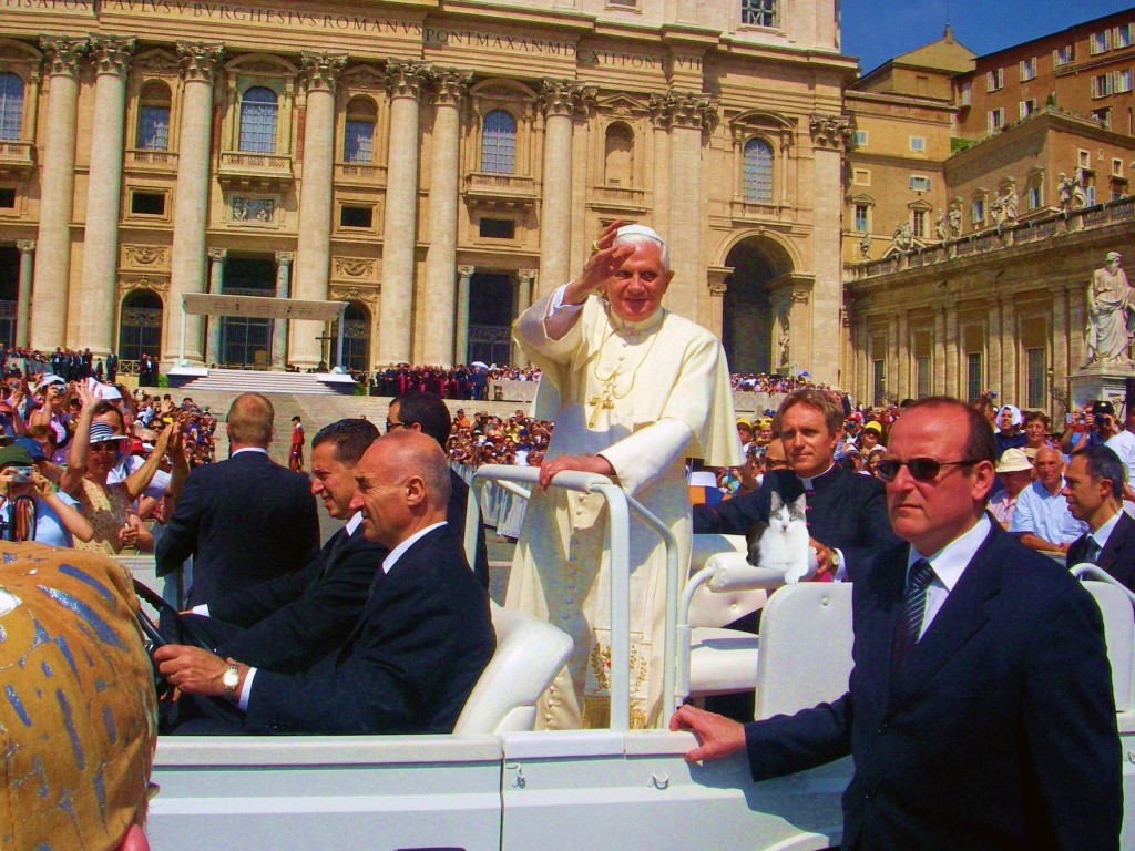 Pope Benedict in St. Peters Square