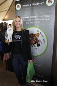 Merrilee from the HSUS with Gracey