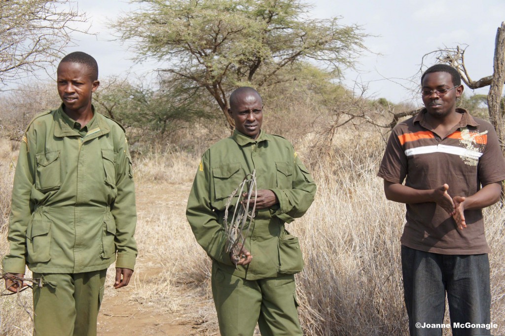 African Conservation Center Scouts with snares
