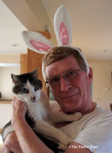 Paul with Rabbit Ears and Gracey