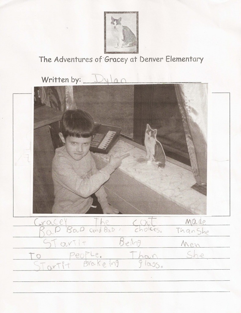 Adventures of Gracey at Denver Elementary by Dylan