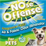 NOse Offense Odor Eliminator Tackles Cat Odors Times 3