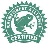 Rainforest Alliance certifeid