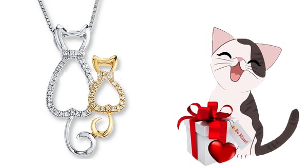 Triple T Studios Happy Together Cat Necklace
