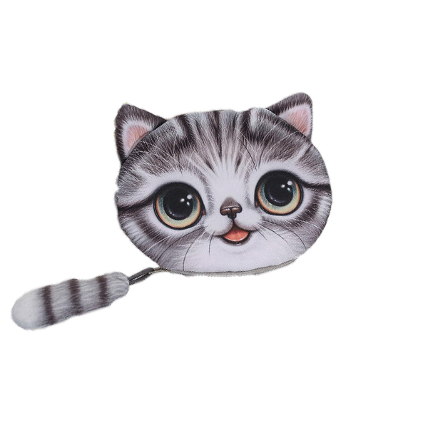Gray Tabby Cat Tail Con