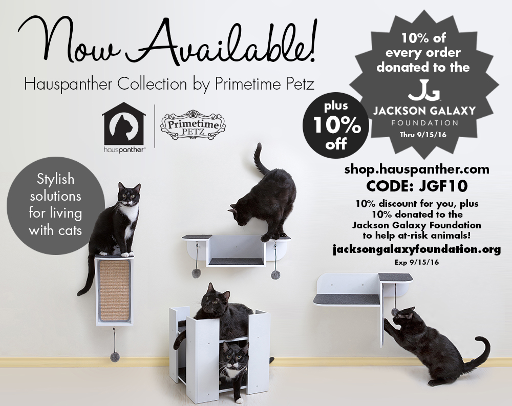 Hauspanther Collection Supports Jackson Galaxy Foundation