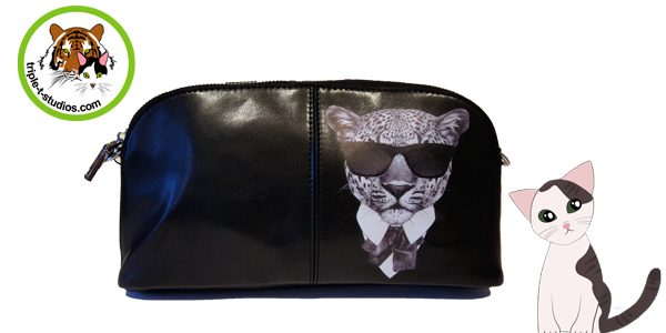 Triple T Studios Leopard Shoulder Bag
