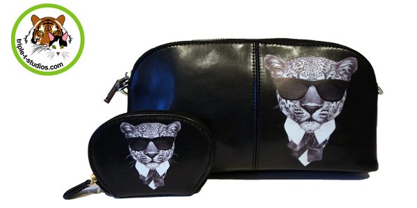 Triple T Studios leopard bags