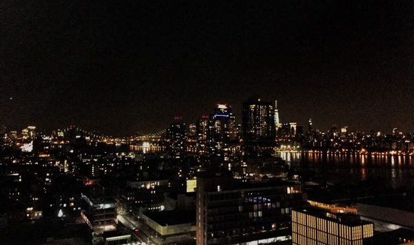 Manhattan Skyline from William Vale Hotel in Brooklyn