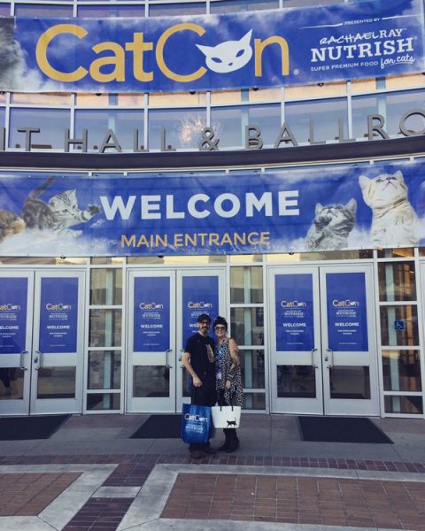 Kate and Mark at CatCon