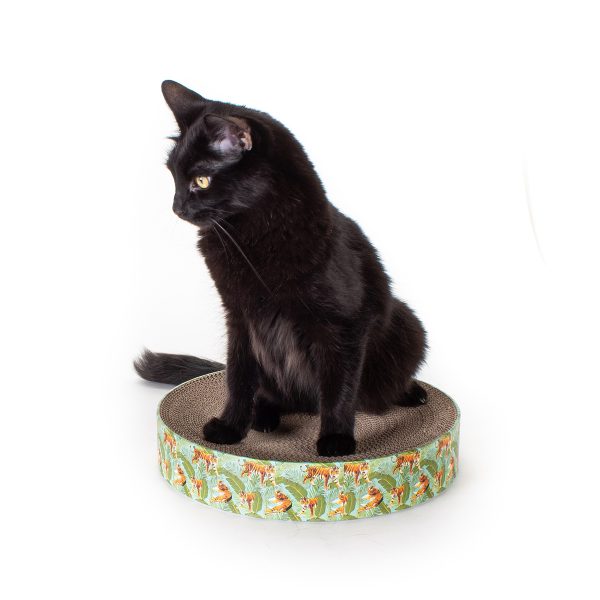 Round cat scratcher