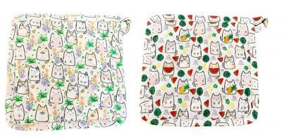 Spring Flower Cats and Watermelon Cats Hot Pads