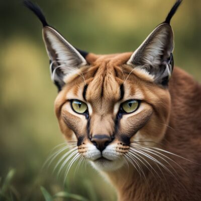 Caracal:  African Wildcat Known As Desert Lynx