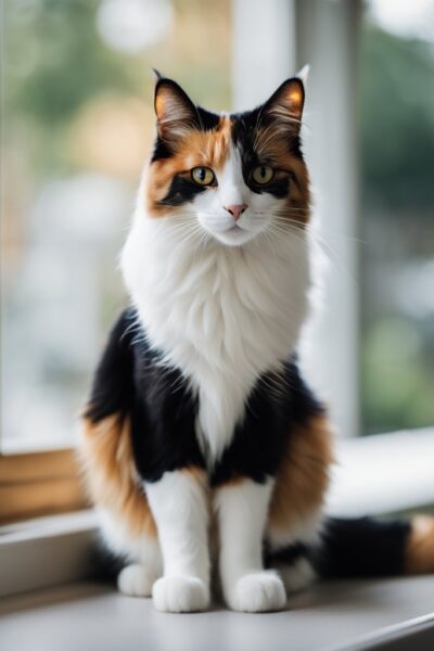 Calico Cat in Window