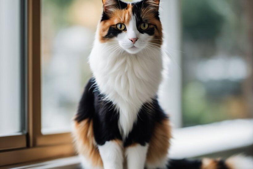 Calico Cat in Window