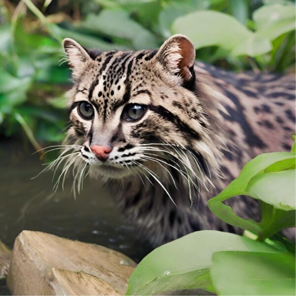 Fishing cat in the wild