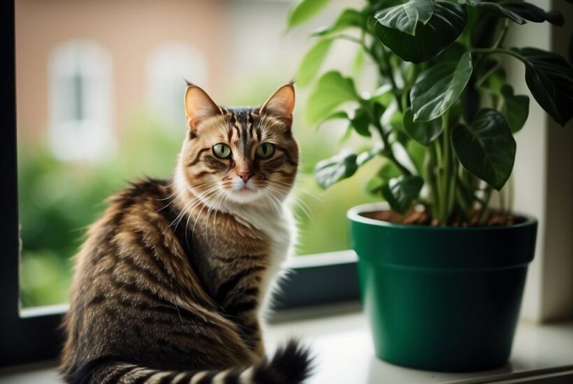 cat with green eyes