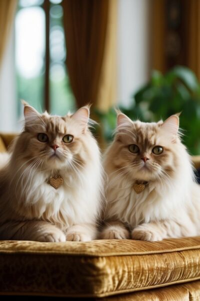 Persian Cats on Sofa