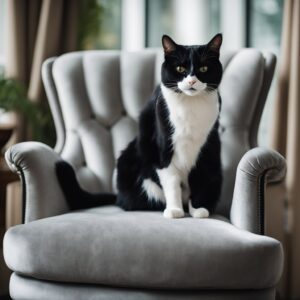 Dapper Tuxedo Cat