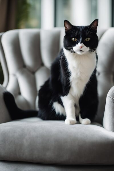 Dapper Tuxedo Cat