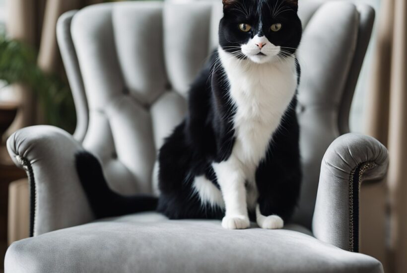 Dapper Tuxedo Cat