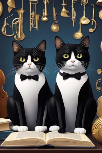 Tuxedo Cats Dressed to the Nines