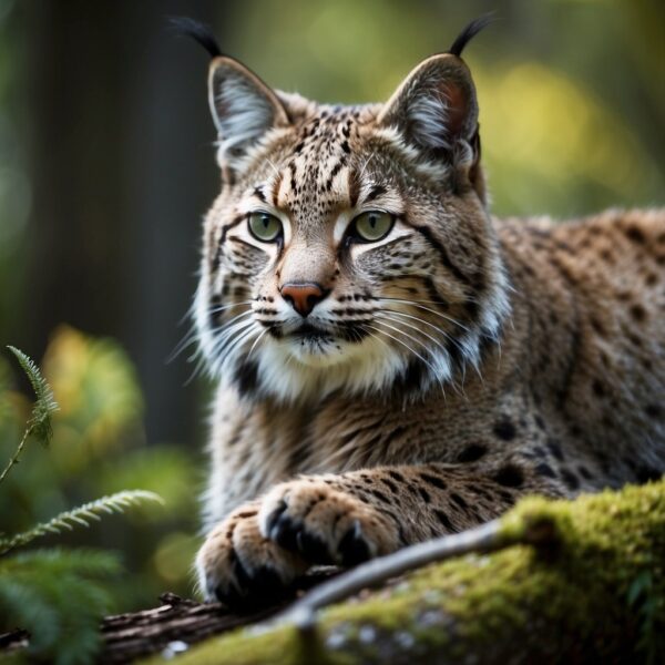 bobcat in forest