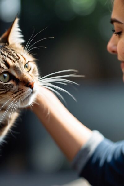 cat headbutting or headbunting