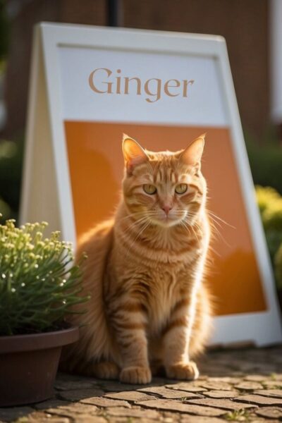 Ginger cat. Cats with orange coats.