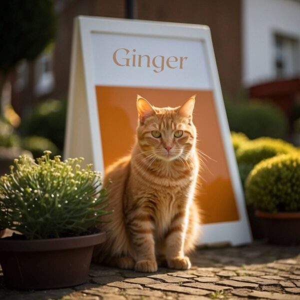 Ginger Cat. Cat with orange coat