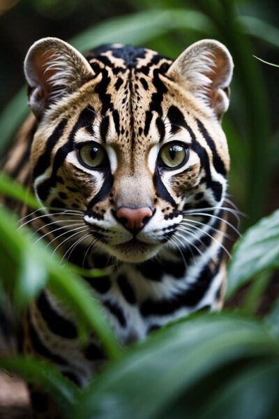 Ocelot in the jungle