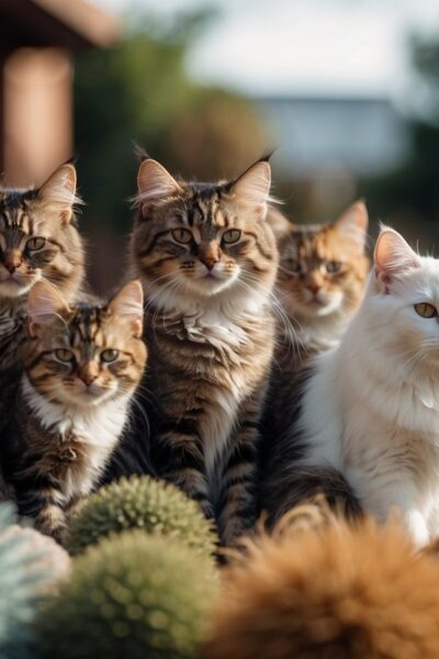 cats with curly fur