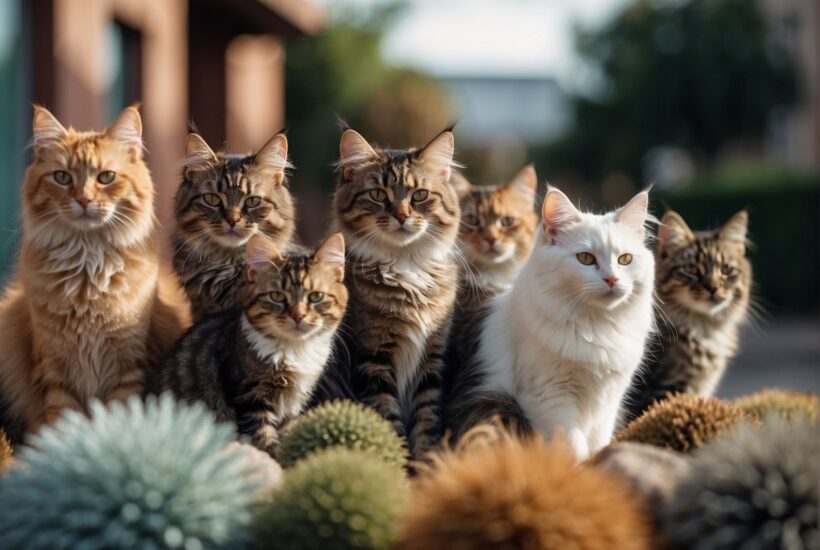 cats with curly fur