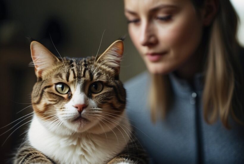 worried cat parent