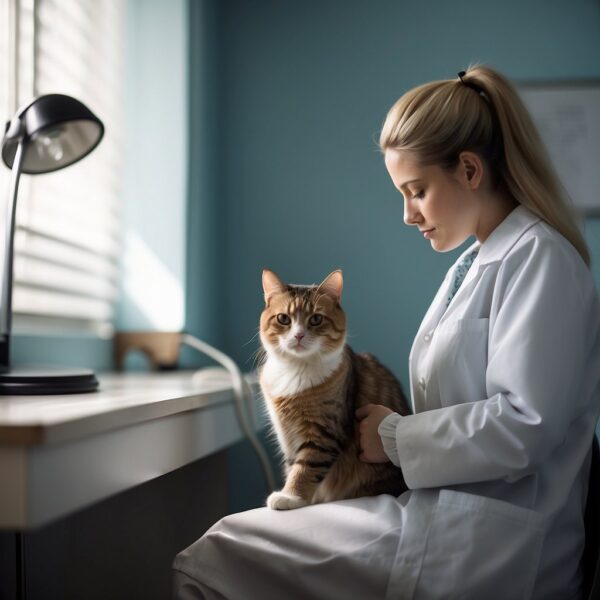 cat in clinic