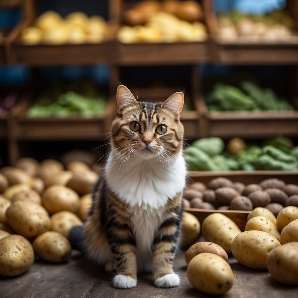 Is potato good for cats best sale