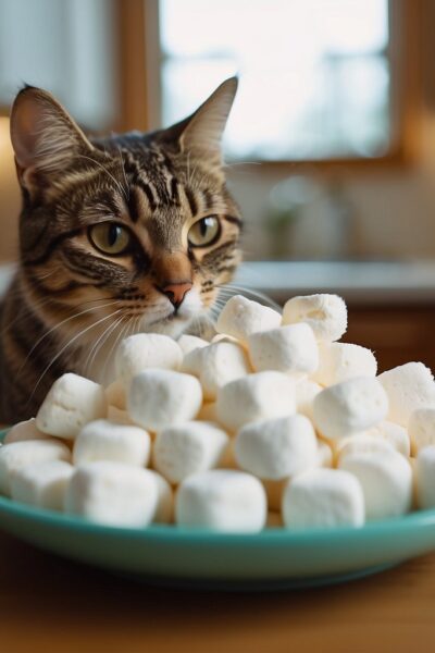 cats and marshmallows