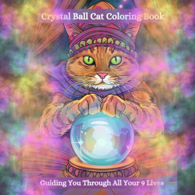 Crystal Ball Cat Coloring Book Giveaway