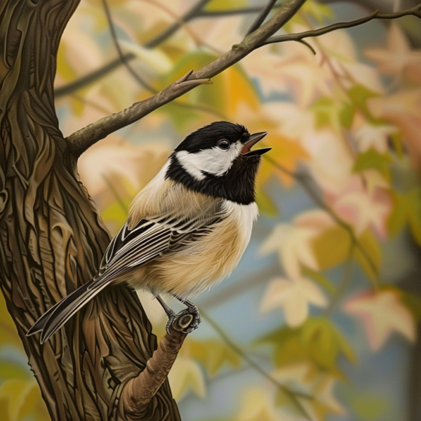chickadee singing