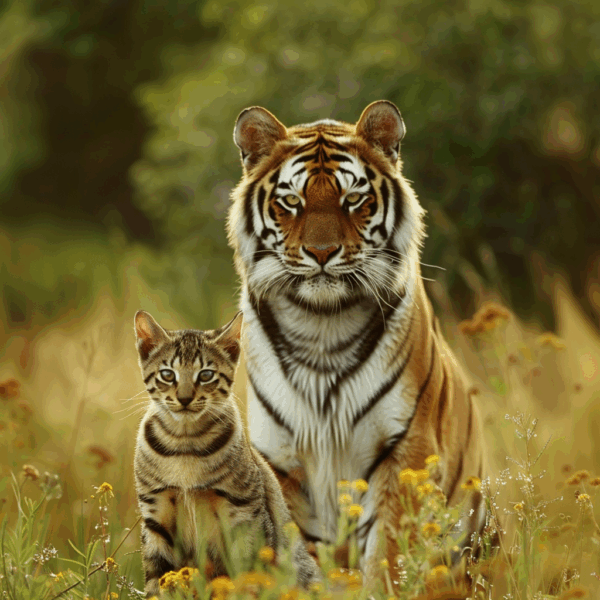Tiger and House Cat Evolutionary biology