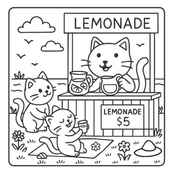 Cat Lemonade Stand