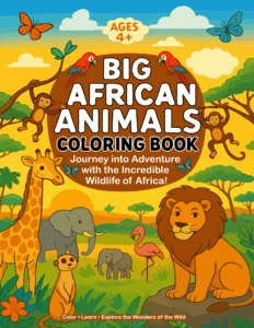 Big African Animal Coloring Book
