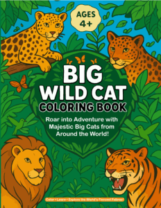 Big Wild Cat Coloring Book