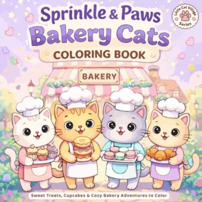Bakery Cats Coloring Book Giveaway