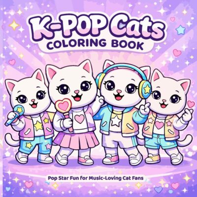 K-Pop Cats Coloring Book Giveaway